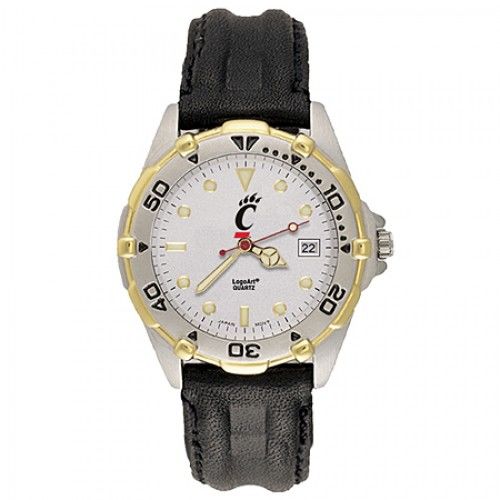 Mens All Star University Cincinnati Leather Watch