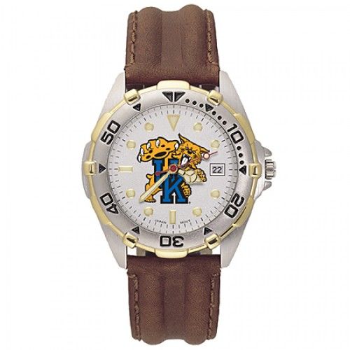 Men'S All Star University Kentucky ""Uk"" Leather Watch