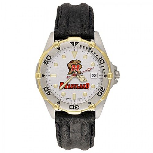 Mens All Star University Maryland Leather Watch