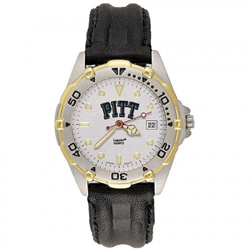 Mens All Star University Pittsburgh Leather Watch