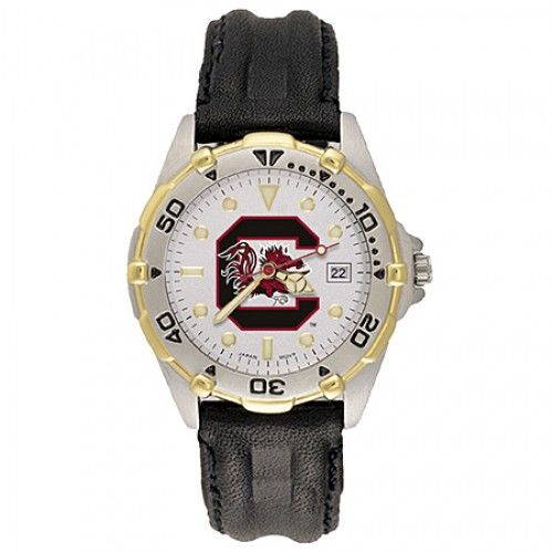 Mens All Star University South Carolina Leather Watch