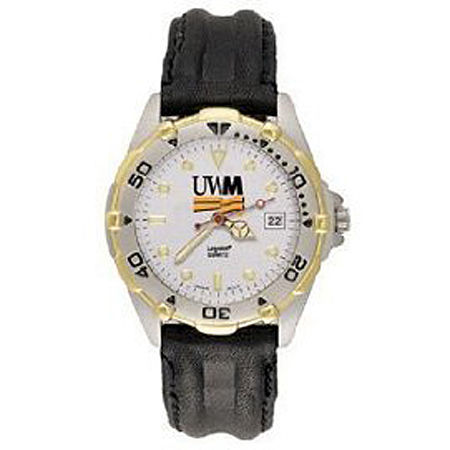Men'S All Star University Wisconsin Leather Watch
