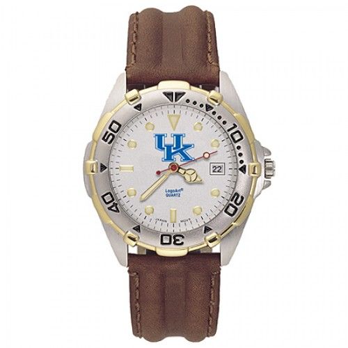 Men'S All Star University Kentucky Leather Watch