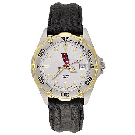 Mens All  University South Carolina Leather Watch
