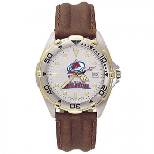 Mens All Star Colorado Avalanche Leather Watch