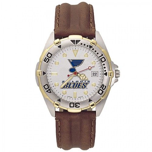 Mens All Star St. Louis Blues Leather Watch