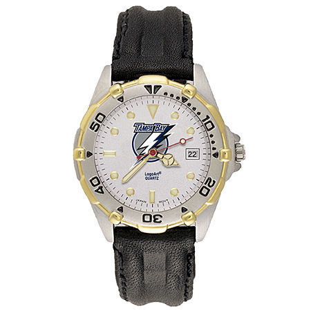 Mens All Star Tampa Bay Lightning Leather Watch