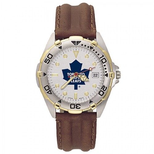 Mens All Star Toronto Maple Leafs Leather Watch