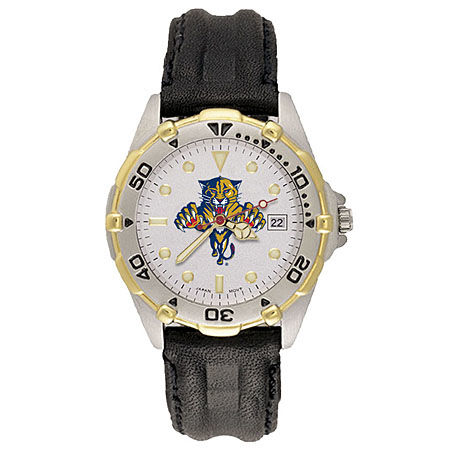 Mens All Star Florida Panthers Leather Watch