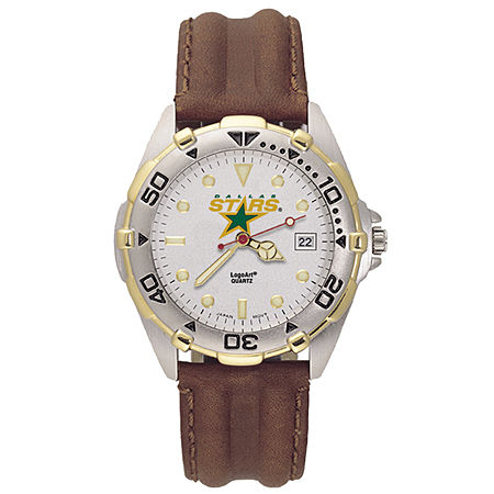Mens All Star Dallas Stars Leather Watch