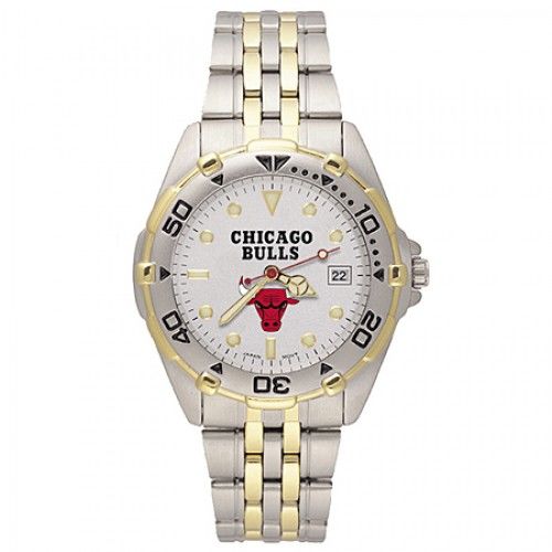 Mens Stainless Steel Chicago Bulls Watch