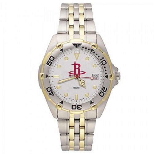 Mens Stainless Steel Houston Rockets Watch