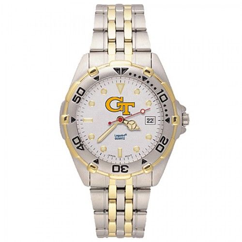 Stainless Steel Georgia Tech Univ Yellow Jackets Watch