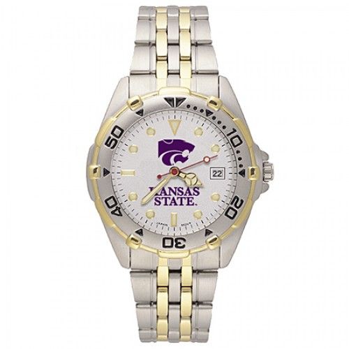 Stainless Steel Kansas State University Wildcats Watch