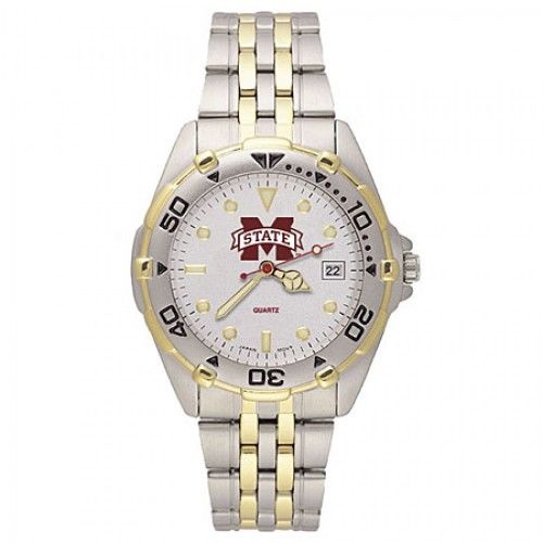 Stainless Steel Mississippi State Univ Bulldogs Watch