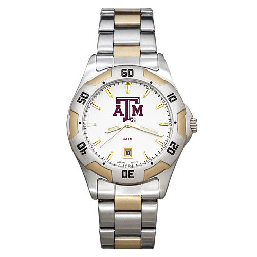 Stainless Steel Texas a&M University Aggies Watch
