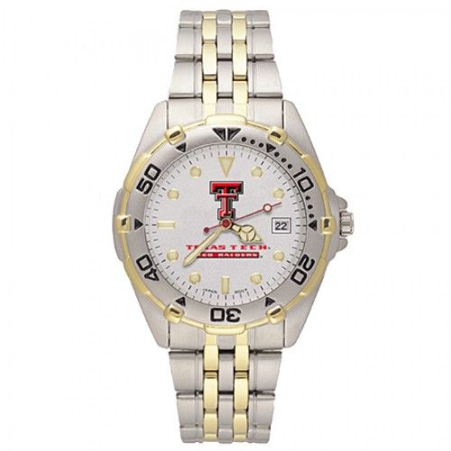 Stainless Steel Texas Tech University Red Raiders Watch