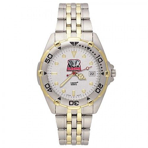 Stainless Steel Univ of Alabama Crimson Tide Watch