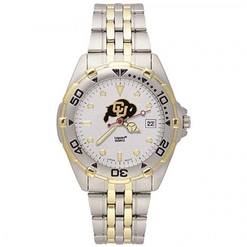 Stainless Steel University of Colorado Buffaloes Watch