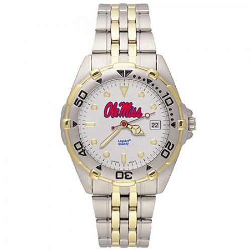 Stainless Steel University of Mississippi Rebels Watch