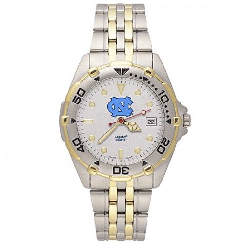 Stainless Steel Univ of North Carolina Tar Heels Watch