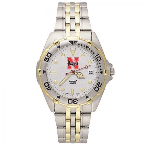 Stainless Steel University of Nebraska Huskers Watch