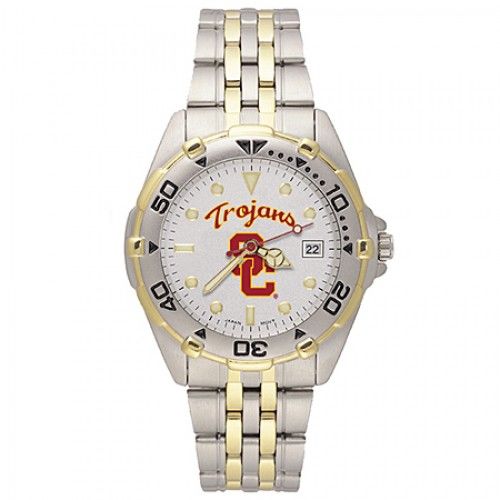 Stainless Steel Univ Southern California Trojans Watch