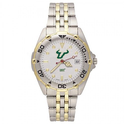 Stainless Steel University of South Florida Bulls Watch