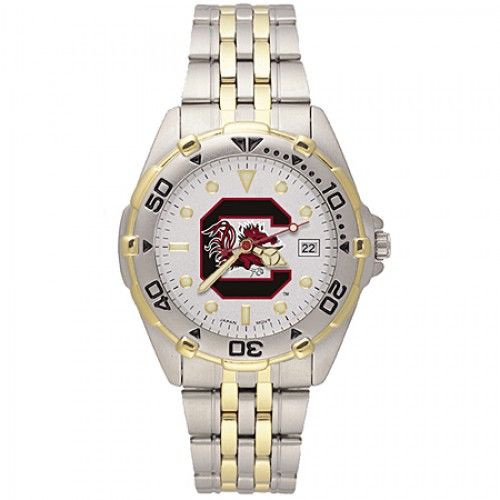 Stainless Steel Univ of South Carolina Gamecocks Watch
