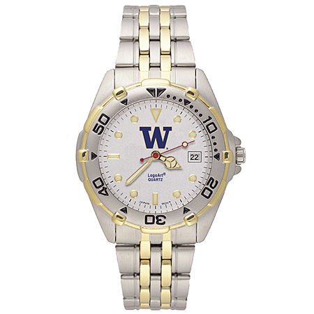 Stainless Steel University of Washington Huskies Watch