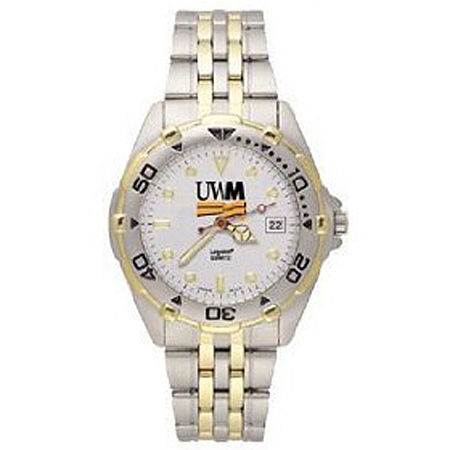 Stainless Steel ""Uw"" University of Wisconsin Panthers Watch