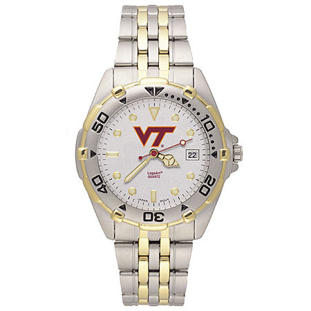Stainless Steel Virginia Tech University Hokies Watch