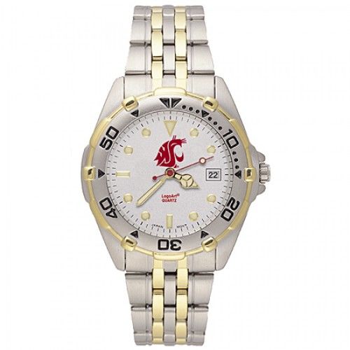 Stainless Steel Washington State Univ Cougars Watch