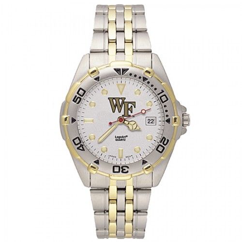 Stainless Steel Wake Forest Univ Demon Deacons Watch