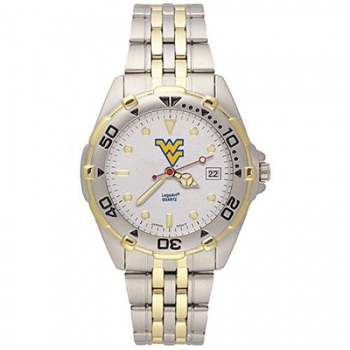Stainless Steel West Virginia Univ Mountaineers Watch