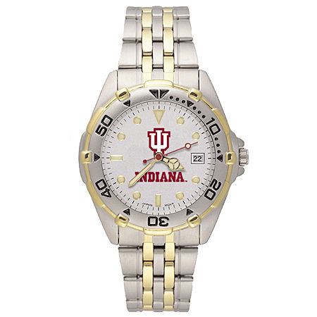 Stainless Steel Indiana University Hoosiers Watch