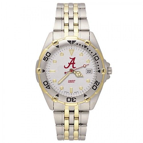 Stainless Steel University Alabama Crimson Tide Watch