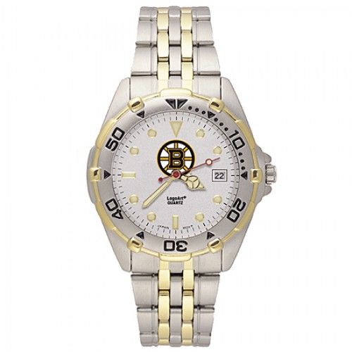Mens Stainless Steel Boston Bruins Watch