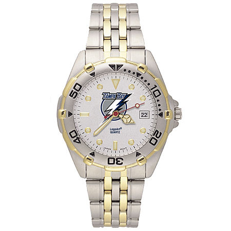 Mens Stainless Steel Tampa Bay Lightning Watch
