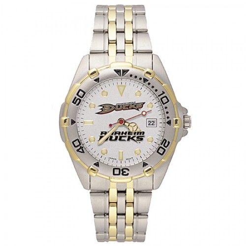 Mens Stainless Steel Anaheim Ducks Watch