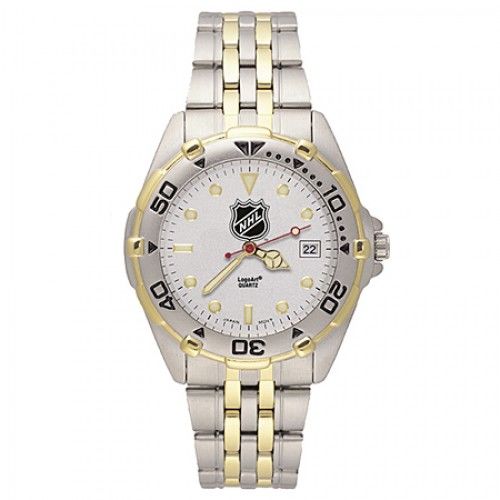 Mens Stainless Steel Nhl Shield Watch