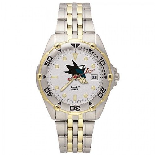 Mens Stainless Steel San Jose Sharks Watch