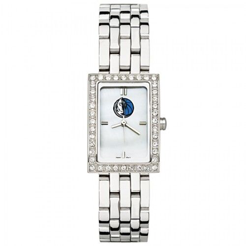Dallas Mavericks Watch - Stainless Steel & Cz