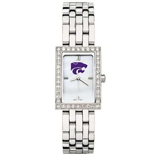 Kansas State University Watch - Stainless Steel & Cz