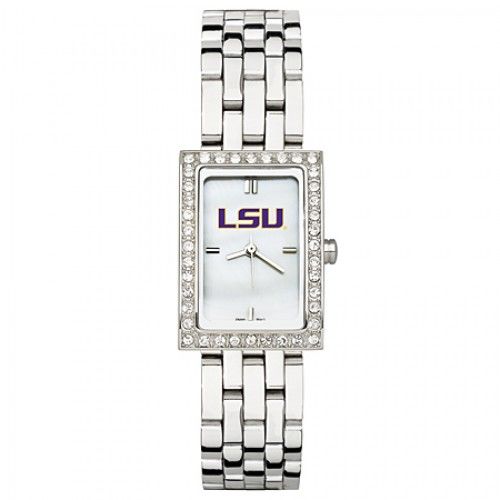 Louisiana State University Watch - Stainless Steel & Cz