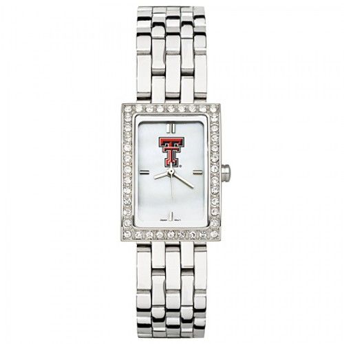 Texas Tech University Watch - Stainless Steel & Cz