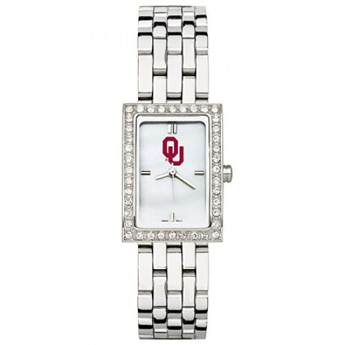 University of Oklahoma Watch - Stainless Steel & Cz