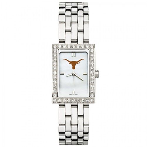University of Texas Watch - Stainless Steel & Cz