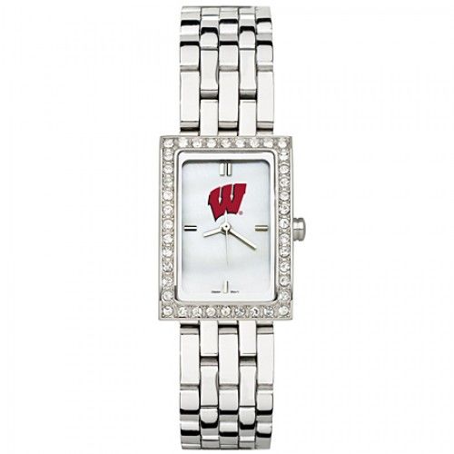 University of Wisconsin Watch - Stainless Steel & Cz