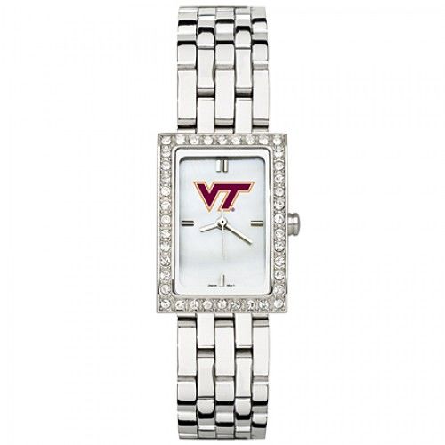 Virginia Tech University Watch - Stainless Steel & Cz